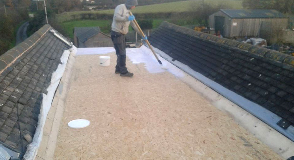 EPDM Flat Rubber Roof Replacement